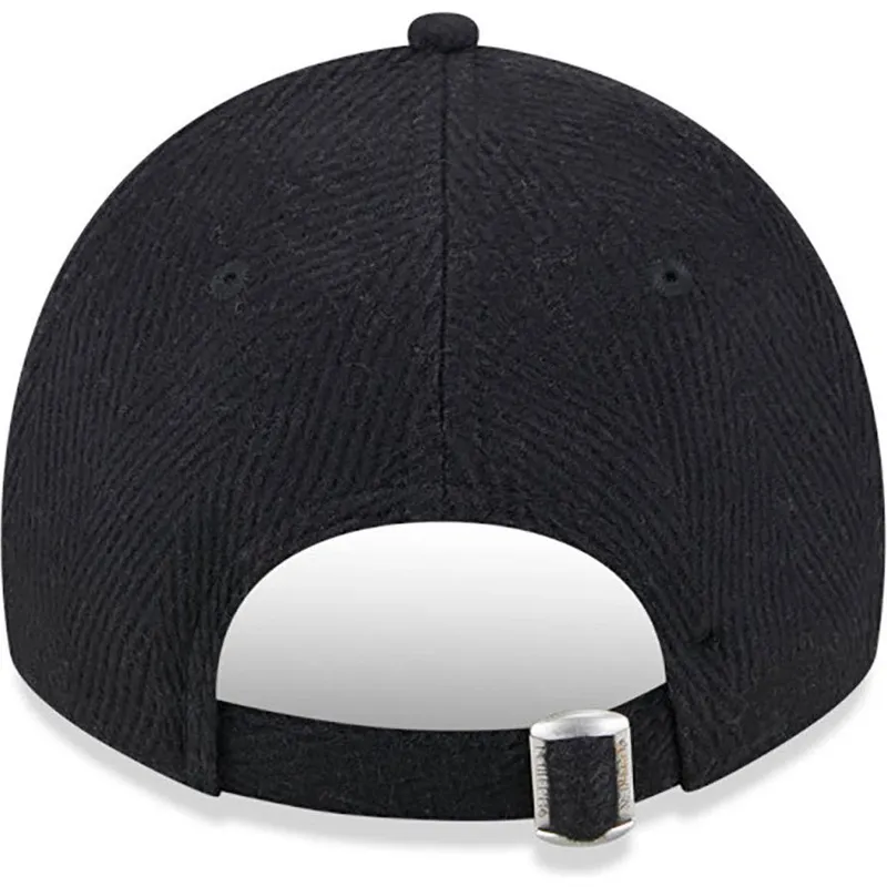 cepur-izliekta-melns-regulejams-9twenty-herringbone-no-new-york-yankees-mlb-no-new-era