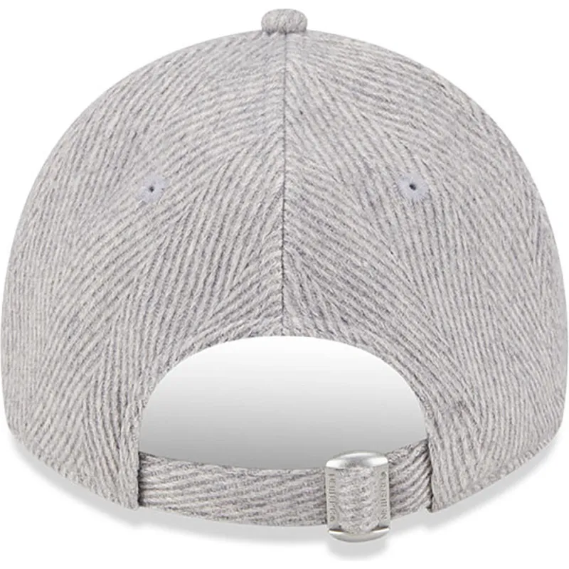 verstellbare-graue-9twenty-herringbone-kappe-der-new-york-yankees-mlb-von-new-era