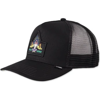 cepur-izliekta-truckeris-melns-snapback-peace-harmony-hft-no-djinns