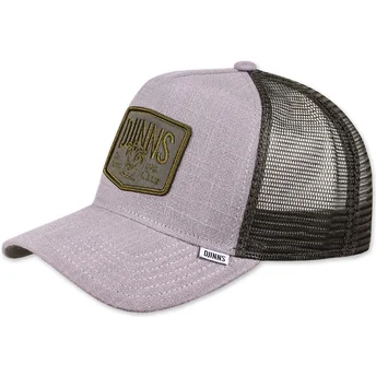 Cepur izliekta šoferis brūns snapback Hippy Canvas HFT no Djinns
