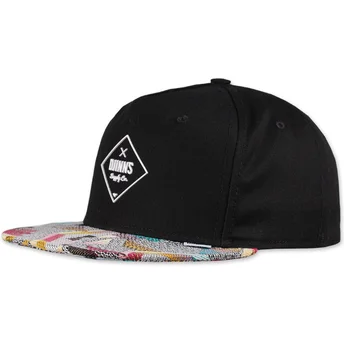 Cepur plakana melns snapback Rubber Aztek no Djinns