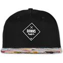 cepur-plakana-melns-snapback-rubber-aztek-no-djinns