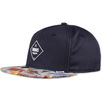 Cap plakana navy blue snapback no Djinns