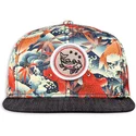 cepur-plakana-daudzkrasains-snapback-koi-linen-no-djinns