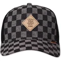 cepur-izliekta-truckeris-melns-snapback-hft-denim-check-no-djinns