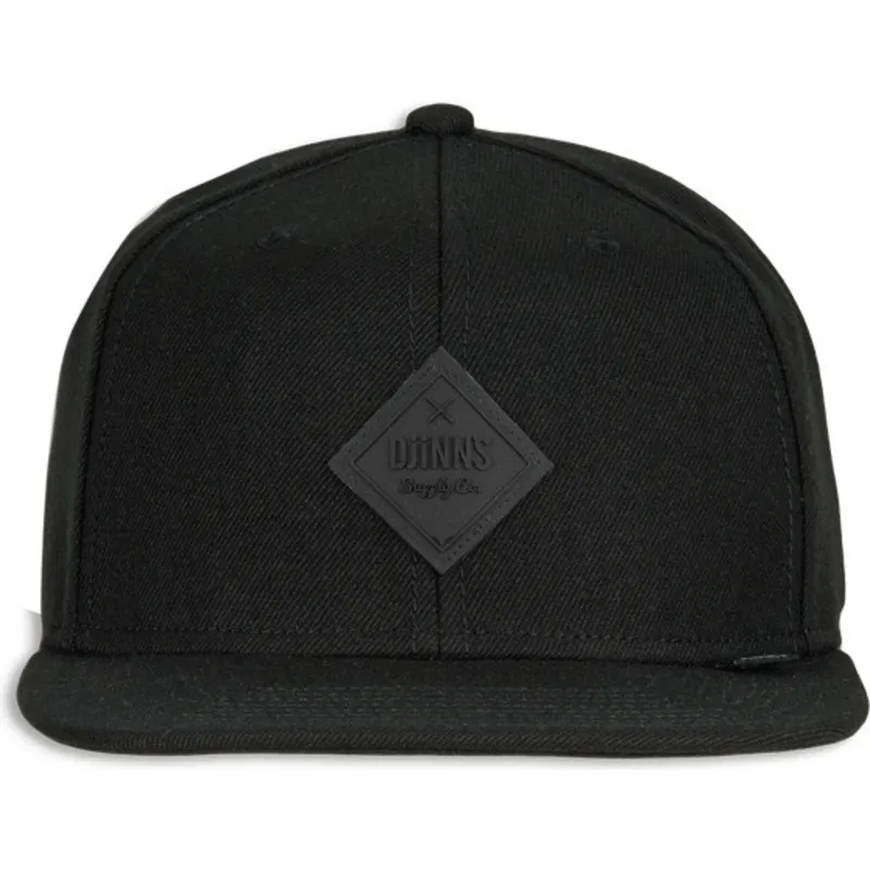 casquette-plate-noire-snapback-monochrome-djinns