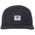 cepur-plakana-melns-regulejams-puffy-nylon-no-djinns