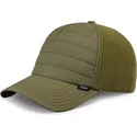 grune-snapback-cap-mit-gebogenem-schirm-hft-puffy-nylon-von-djinns
