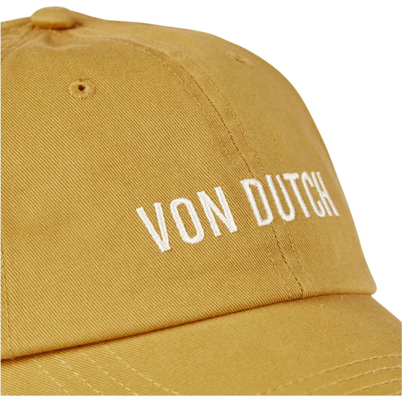 cap-izliekta-yellow-adjustable-strap-no-von-dutch