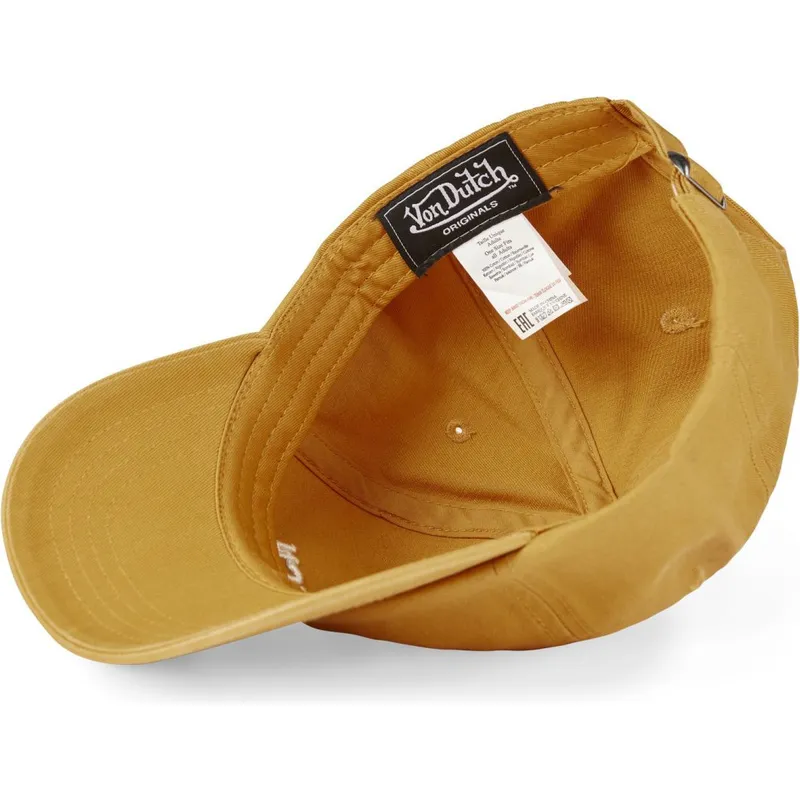 cap-izliekta-yellow-adjustable-strap-no-von-dutch