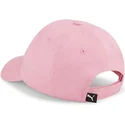 puma-essentials-cat-logo-verstellbare-rosa-kinderkappe-mit-gebogenem-schirm