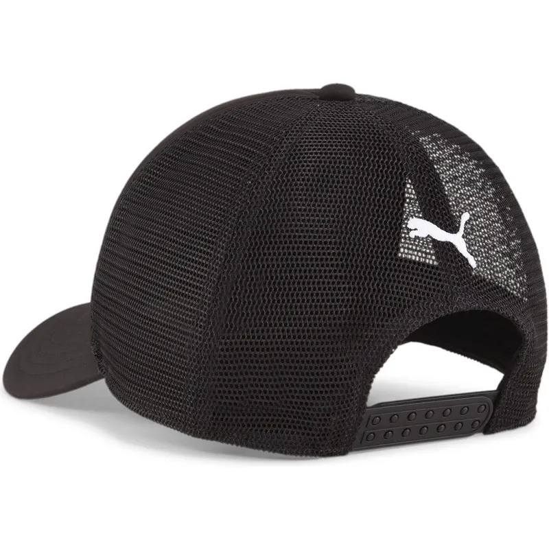 cepur-izliekta-truckeris-melns-snapback-race-no-ferrari-formula-1-no-puma