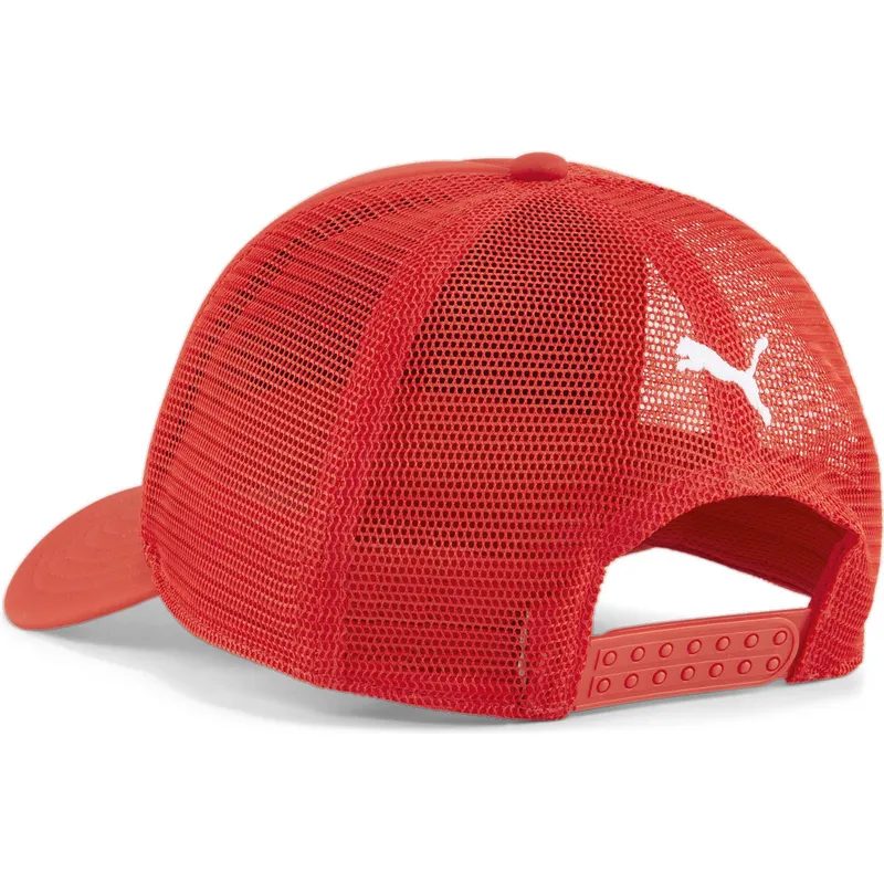 cepur-izliekta-soferis-sarkans-snapback-race-no-ferrari-formula-1-no-puma