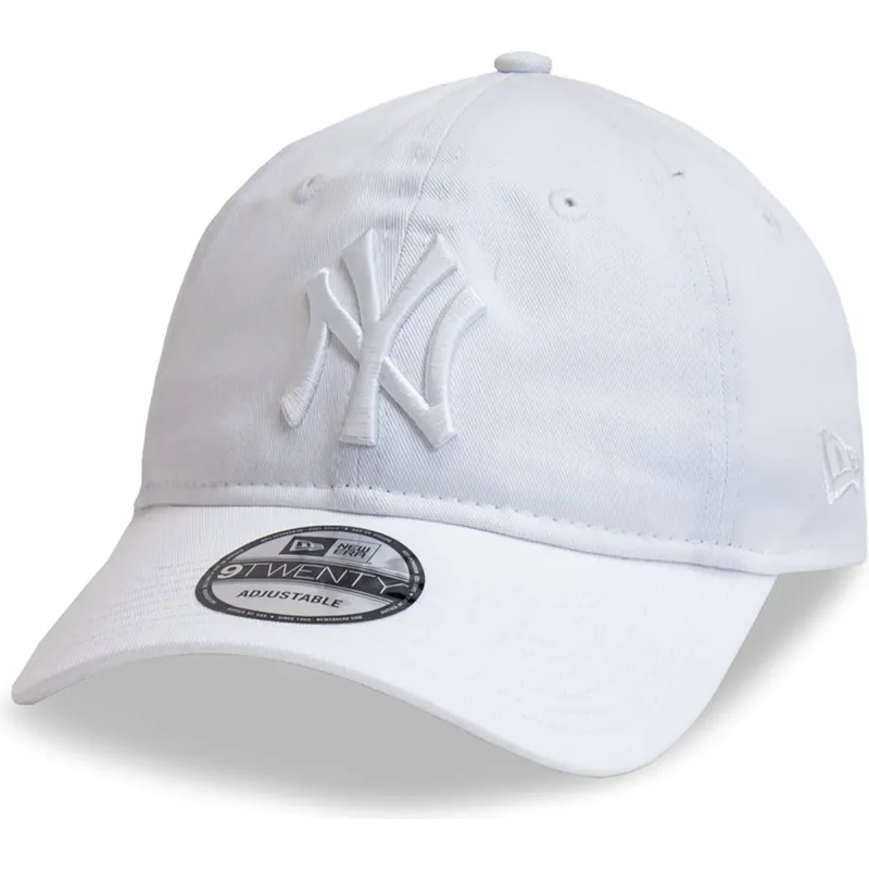 cap-izliekta-white-adjustable-strap-9twenty-league-essential-no-new-york-yankees-mlb-no-new-era