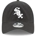 cap-izliekta-black-adjustable-strap-9twenty-core-classic-no-chicago-white-sox-mlb-no-new-era