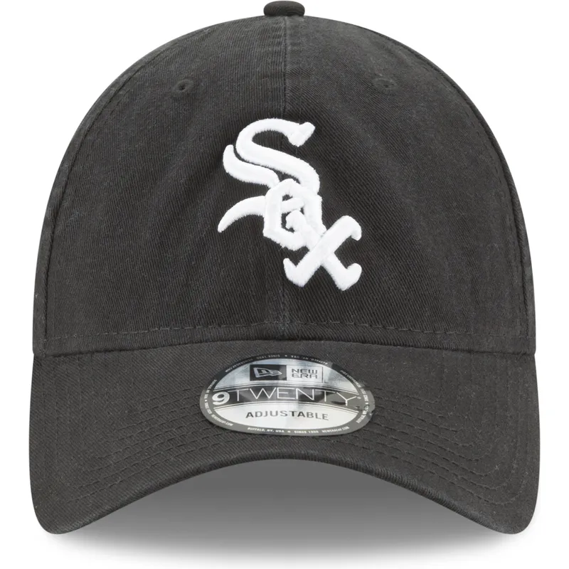 cap-izliekta-black-adjustable-strap-9twenty-core-classic-no-chicago-white-sox-mlb-no-new-era
