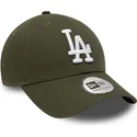verstellbare-grune-kappe-9twenty-league-essential-der-los-angeles-dodgers-mlb-von-new-era