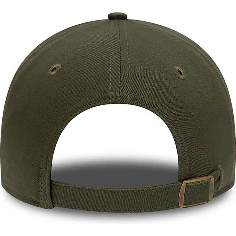 grune-verstellbare-curved-cap-9twenty-league-essential-der-los-angeles-dodgers-mlb-von-new-era