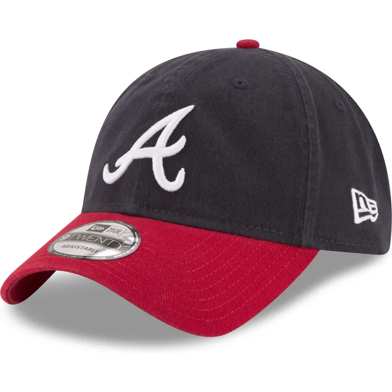 cap-izliekta-navy-blue-adjustable-strap-9twenty-core-classic-no-atlanta-braves-mlb-no-new-era