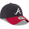 cap-izliekta-navy-blue-adjustable-strap-9twenty-core-classic-no-atlanta-braves-mlb-no-new-era