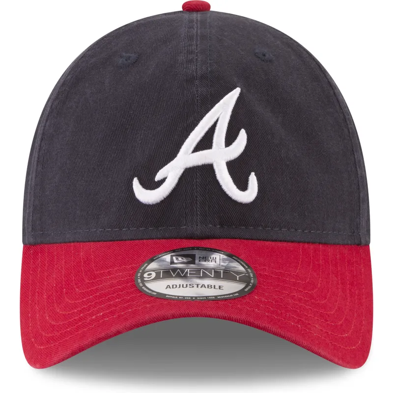 cepur-izliekta-tumsi-zils-regulejama-lente-9twenty-core-classic-no-atlanta-braves-mlb-no-new-era