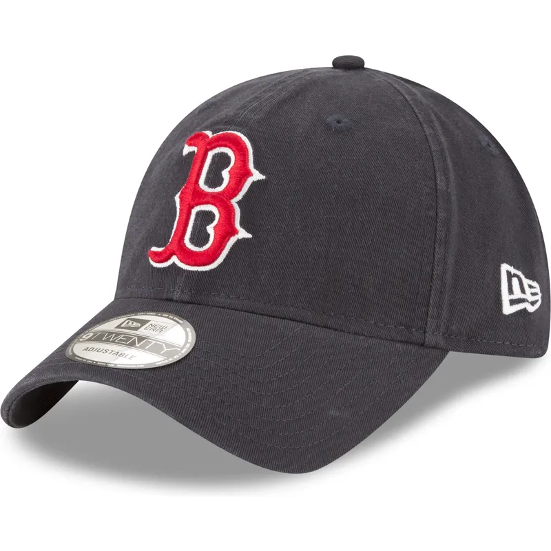 cepur-izliekta-tumsi-zils-regulejama-lente-9twenty-core-classic-no-boston-red-sox-mlb-no-new-era