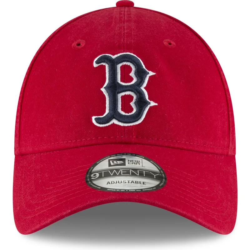 cepur-izliekta-sarkans-regulejama-lente-9twenty-core-classic-no-boston-red-sox-mlb-no-new-era