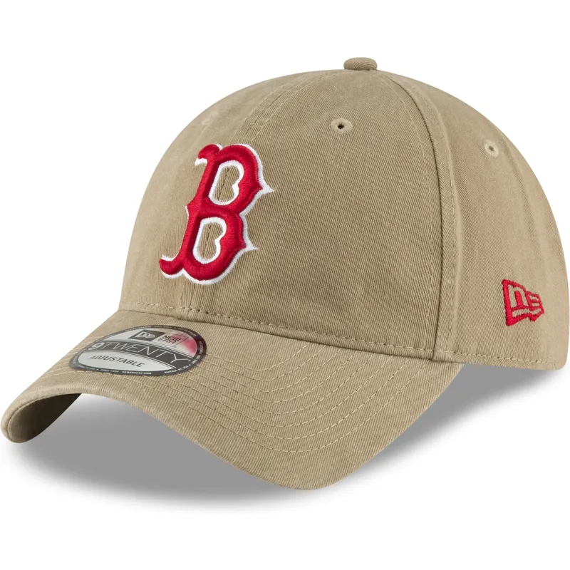 cepur-izliekta-bruns-regulejams-9twenty-core-classic-no-boston-red-sox-mlb-no-new-era