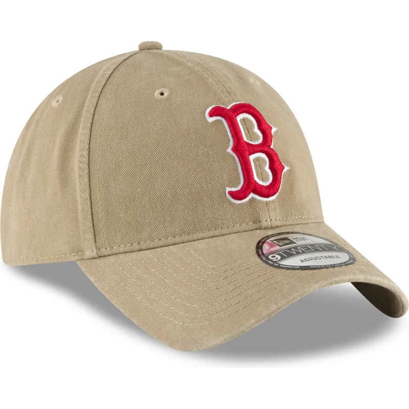 cepur-izliekta-bruns-regulejams-9twenty-core-classic-no-boston-red-sox-mlb-no-new-era