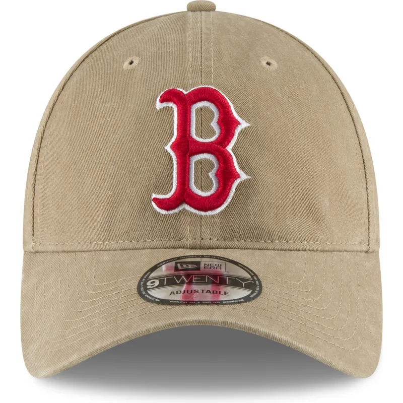 cepur-izliekta-bruns-regulejams-9twenty-core-classic-no-boston-red-sox-mlb-no-new-era