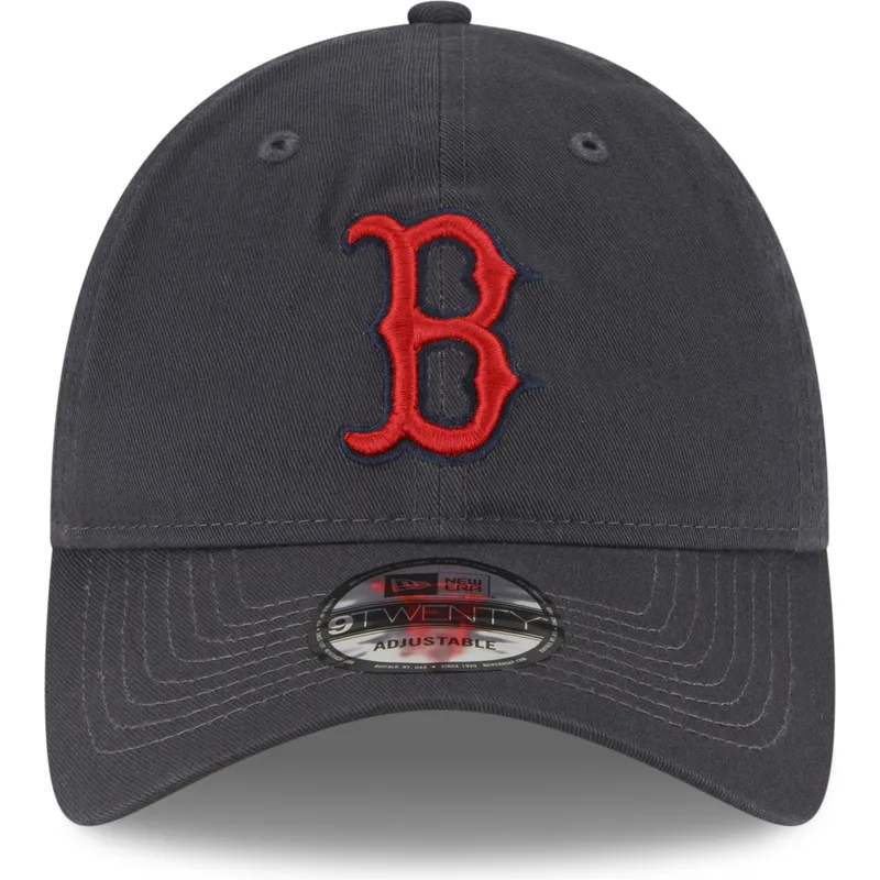 cap-izliekta-gray-adjustable-strap-9twenty-core-classic-no-boston-red-sox-mlb-no-new-era