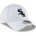 gorra-curva-blanca-ajustable-con-logo-negro-9twenty-core-classic-de-chicago-white-sox-mlb-de-new-era