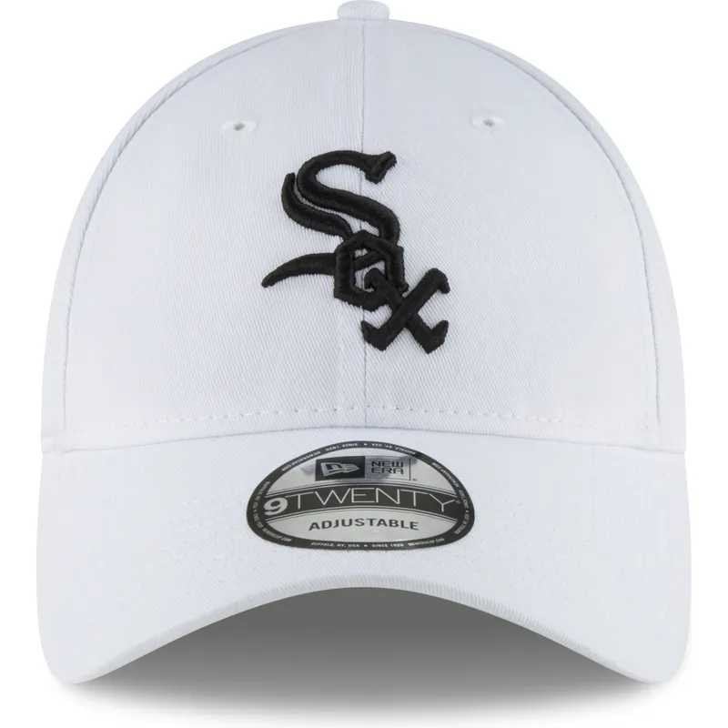 cap-izliekta-white-adjustable-strap-negro-9twenty-core-classic-no-chicago-white-sox-mlb-no-new-era