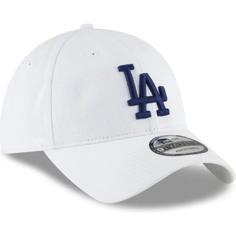 cepur-izliekta-balts-regulejams-9twenty-core-classic-no-los-angeles-dodgers-mlb-no-new-era