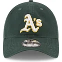grune-verstellbare-gebogene-kappe-9twenty-core-classic-der-oakland-athletics-mlb-von-new-era