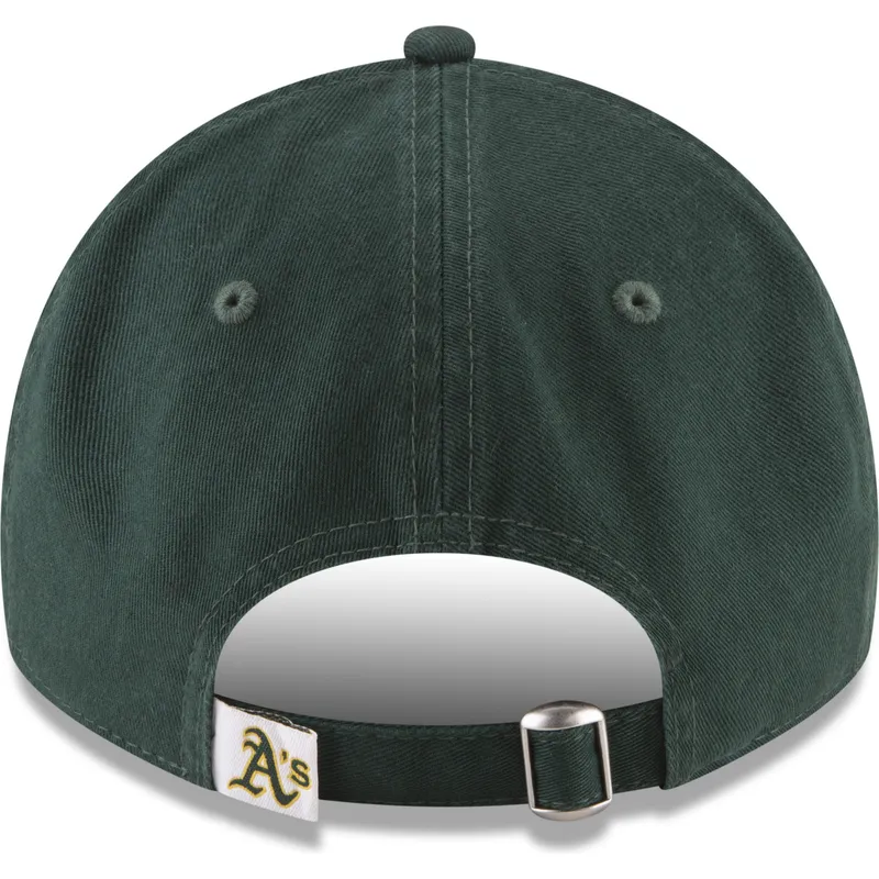 cap-izliekta-green-adjustable-strap-9twenty-core-classic-no-oakland-athletics-mlb-no-new-era
