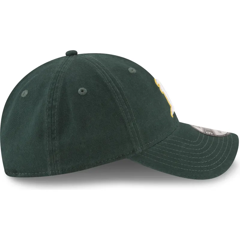 cap-izliekta-green-adjustable-strap-9twenty-core-classic-no-oakland-athletics-mlb-no-new-era