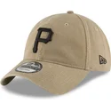 cap-izliekta-brown-adjustable-strap-claro-negro-9twenty-core-classic-no-pittsburgh-pirates-mlb-no-new-era