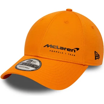 Casquette courbée orange snapback 9FORTY Flawless McLaren Racing Formula 1 New Era