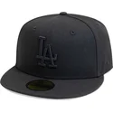 cepur-plakana-melns-pieguloss-59fifty-league-essential-no-los-angeles-dodgers-mlb-no-new-era
