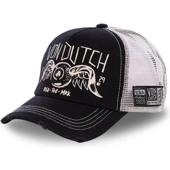 Cepur izliekta šoferis melns snapback bērniem CREW4 no Von Dutch