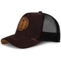 djinns-lazy-classic-hft-braune-und-schwarze-trucker-kappe