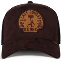 cepur-izliekta-truckeris-bruns-snapback-lazy-classic-hft-no-djinns