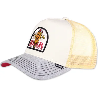 Cepur izliekta truckeris balts snapback Food Beer Coffee HFT no Djinns
