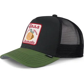 Gorra trucker negra y verde Food Limoncello HFT de Djinns