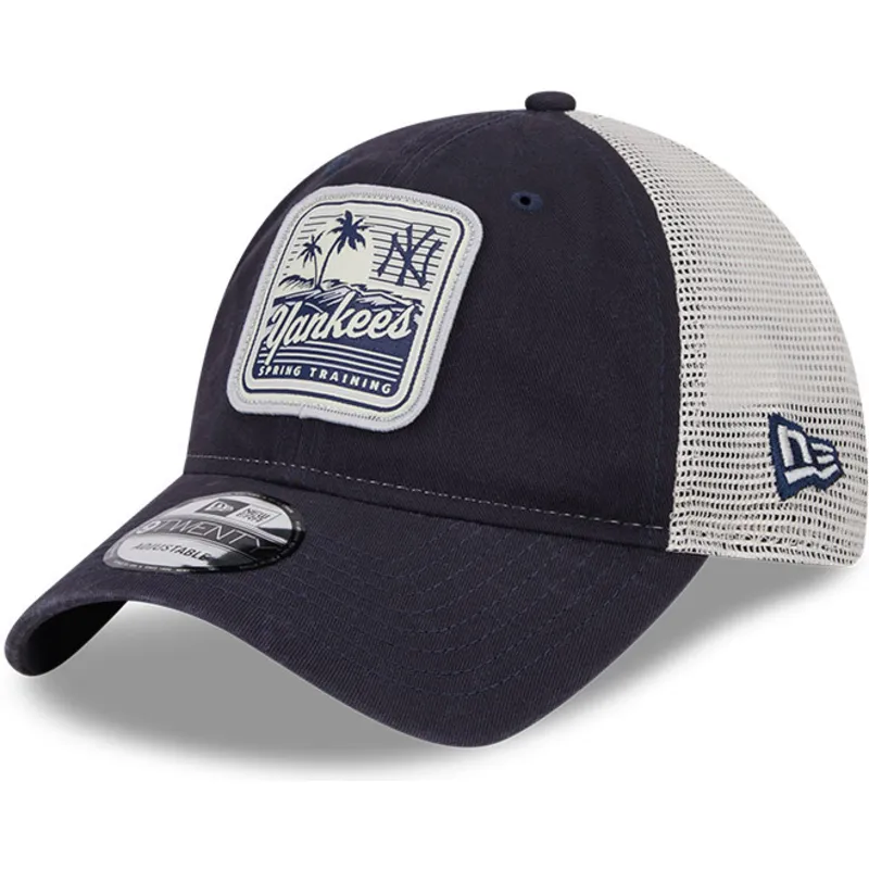 cepur-izliekta-truckeris-tumsi-zils-snapback-9twenty-stripe-no-new-york-yankees-mlb-no-new-era