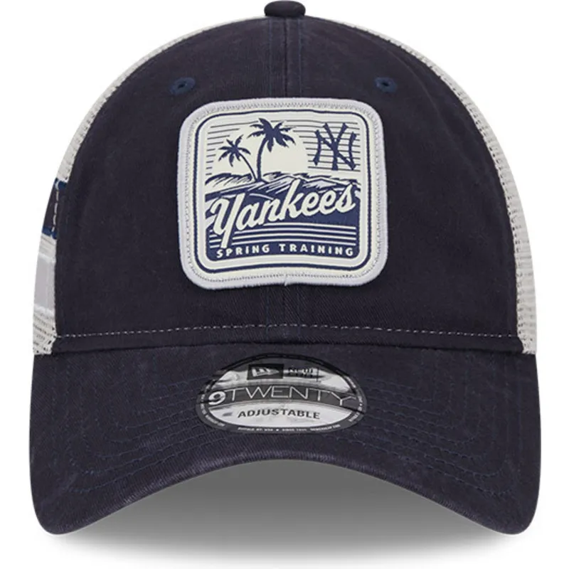 new-era-new-york-yankees-mlb-9twenty-stripe-trucker-cap-in-marineblau-und-weiss