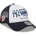 cepur-izliekta-truckeris-tumsi-zils-snapback-9forty-a-frame-team-no-new-york-yankees-mlb-no-new-era