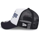 weisse-und-marineblaue-9forty-a-frame-team-trucker-kappe-der-new-york-yankees-mlb-von-new-era