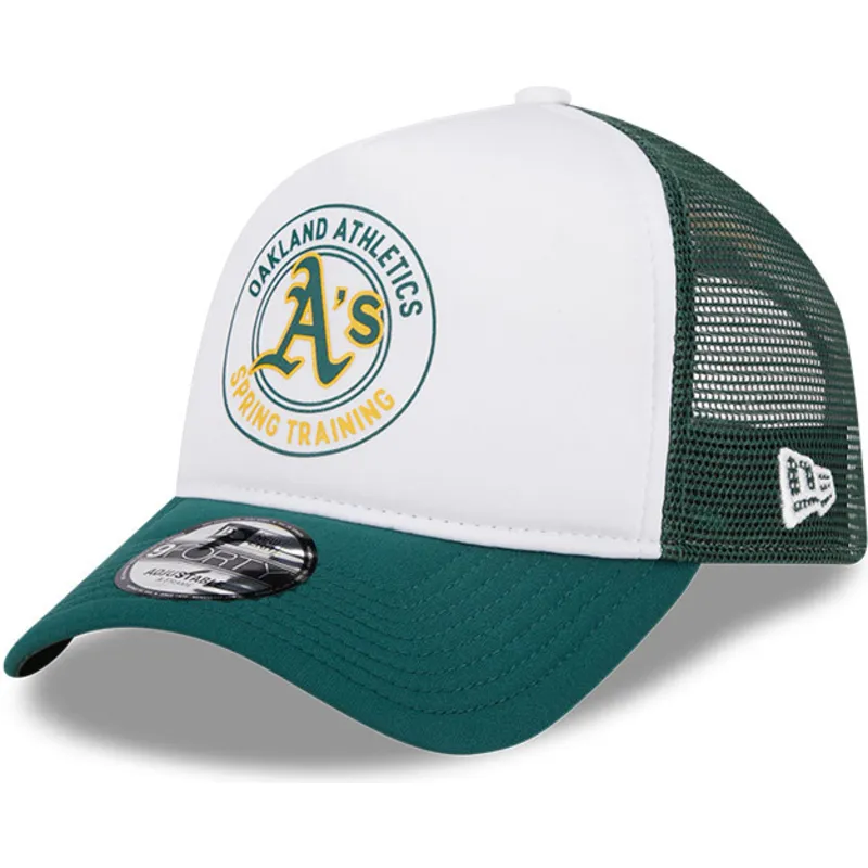 cepur-izliekta-truckeris-zals-snapback-9forty-a-frame-circle-no-oakland-athletics-mlb-no-new-era